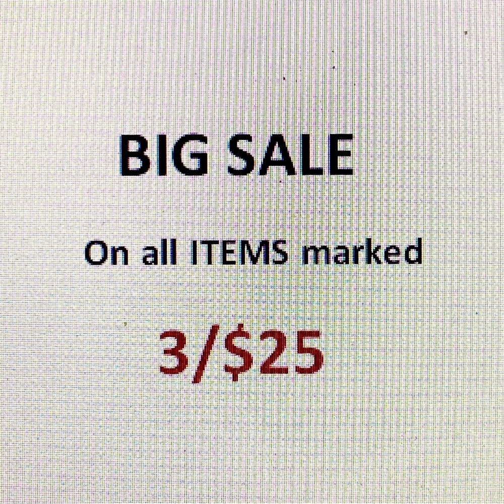 BIG SALE